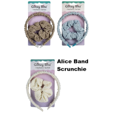 Hair Alice Band & Scrunchie Set
